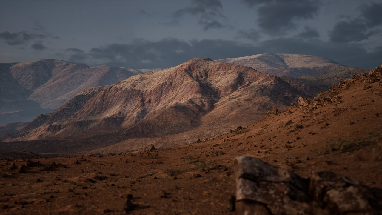Mídia 1 do anúncio Brushify - Desert Mountains Pack