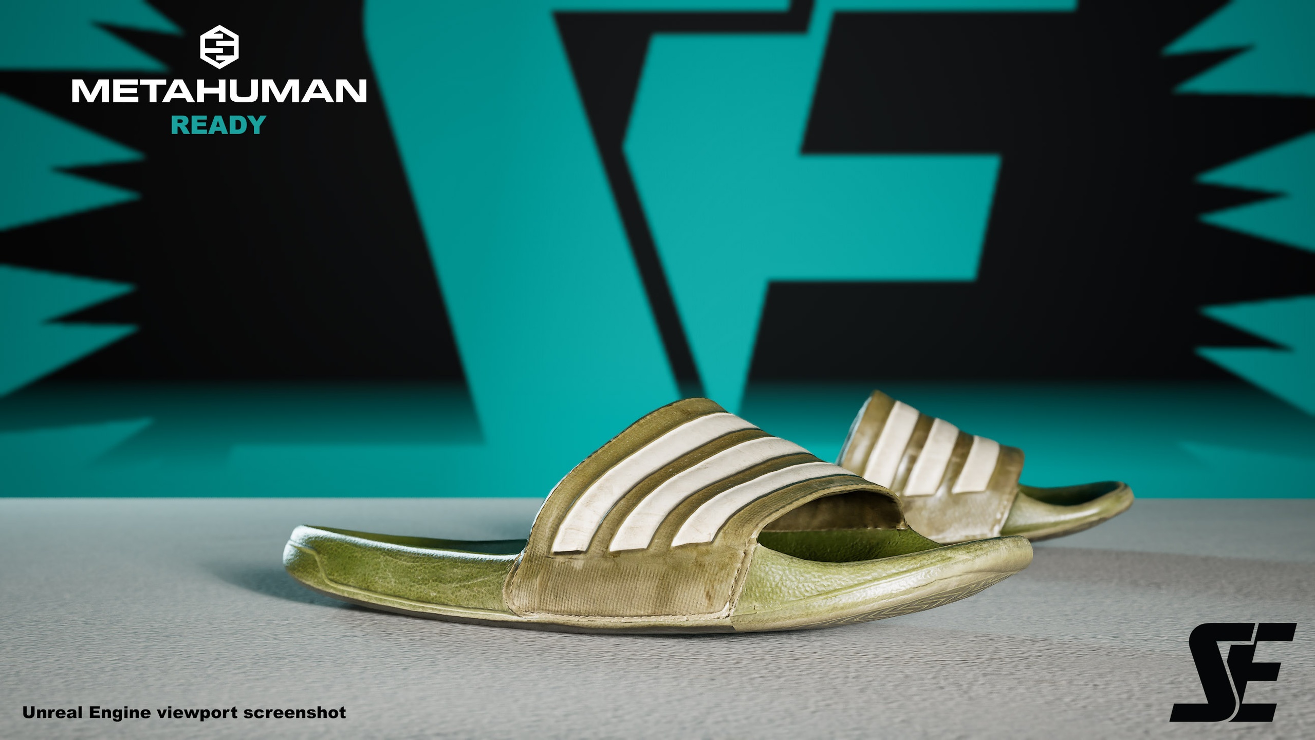 Media 1 for listing MetaHuman Shoes - Flip Flops V1