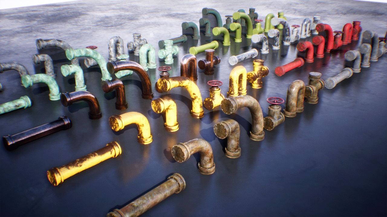 商品 Industrial Pipes / 140+ Variations 的媒体 1