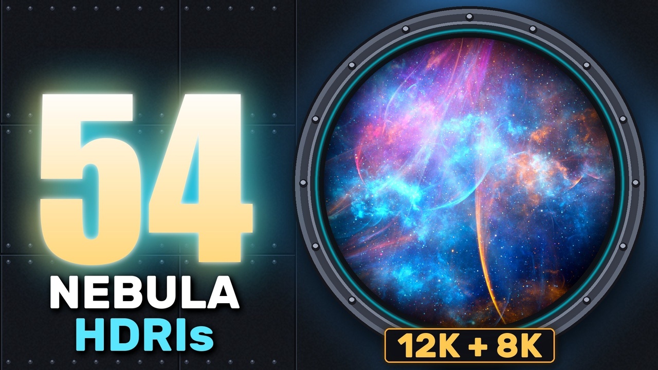 Media 1 for listing 12K & 8K Space Nebula HDRI Bundle - 54 Skyboxes for Unreal Engine