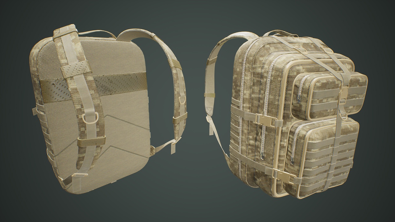 Media 1 for listing Rigged Military Backpack