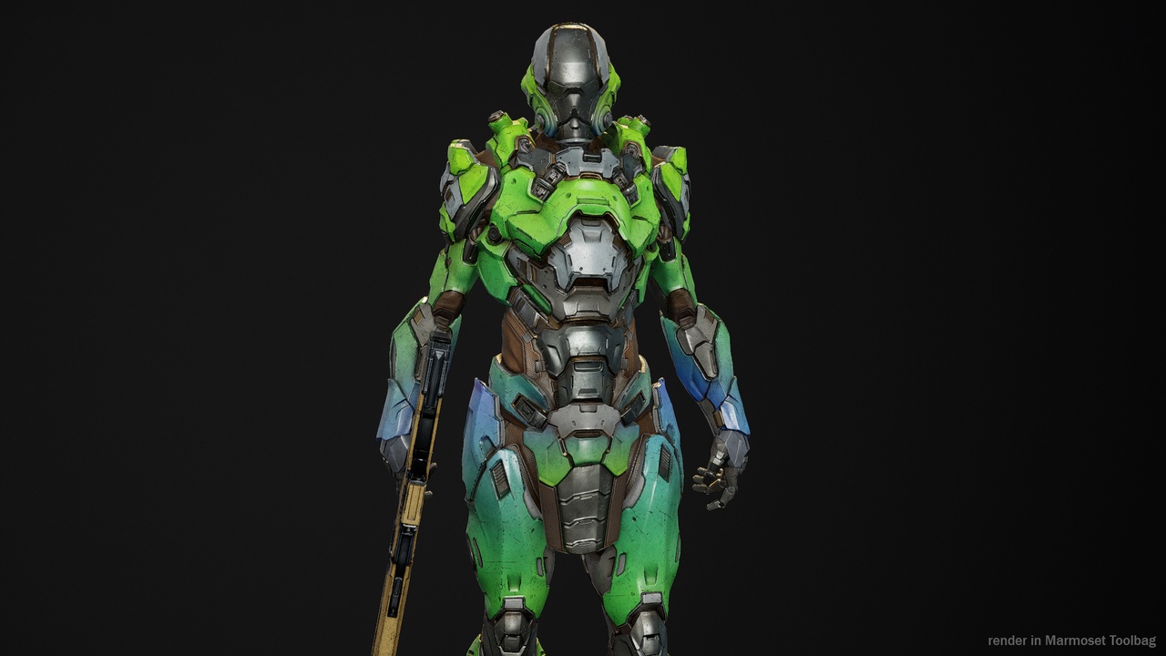 Media 1 for listing Sci-Fi Cyborg 16