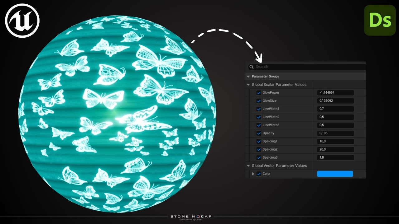 商品 Dynamic SCI-FI Animated Hologram Material 4K 的媒体 1