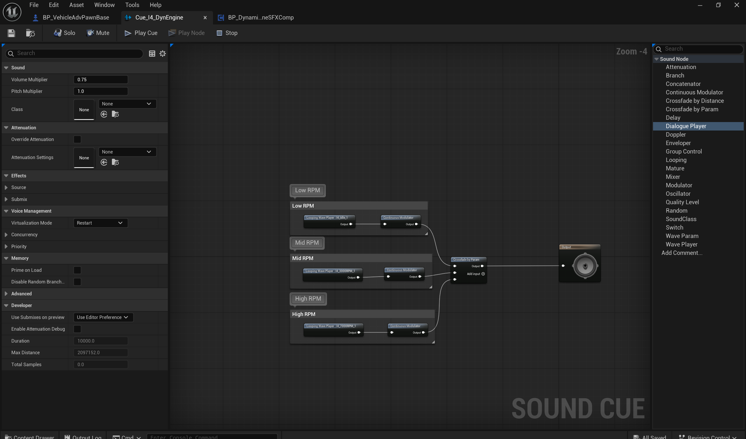 Dynamic Engine Audio System: Integrated Actor Component & SFX | Fab