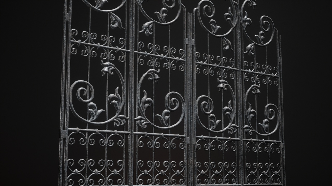 Media 1 for listing Wrought Iron Railing E