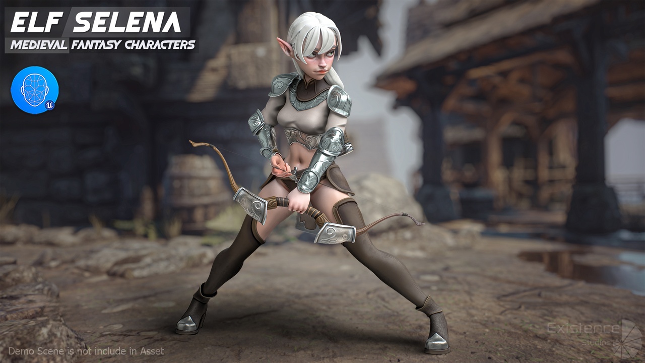 Media 1 for listing Elf Selena - Heroes Fantasy - Medieval Elves - Female Model - #42