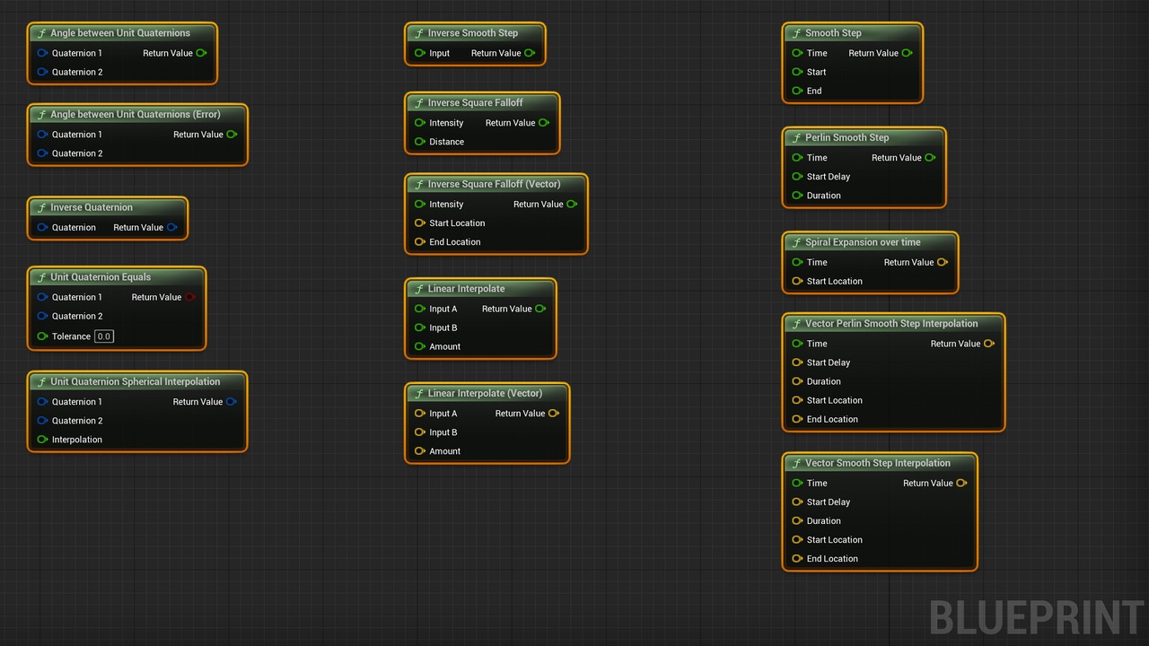 Media 1 for listing Smooth Movement - BP Math Extended by Vector and Quaternion Interpolation