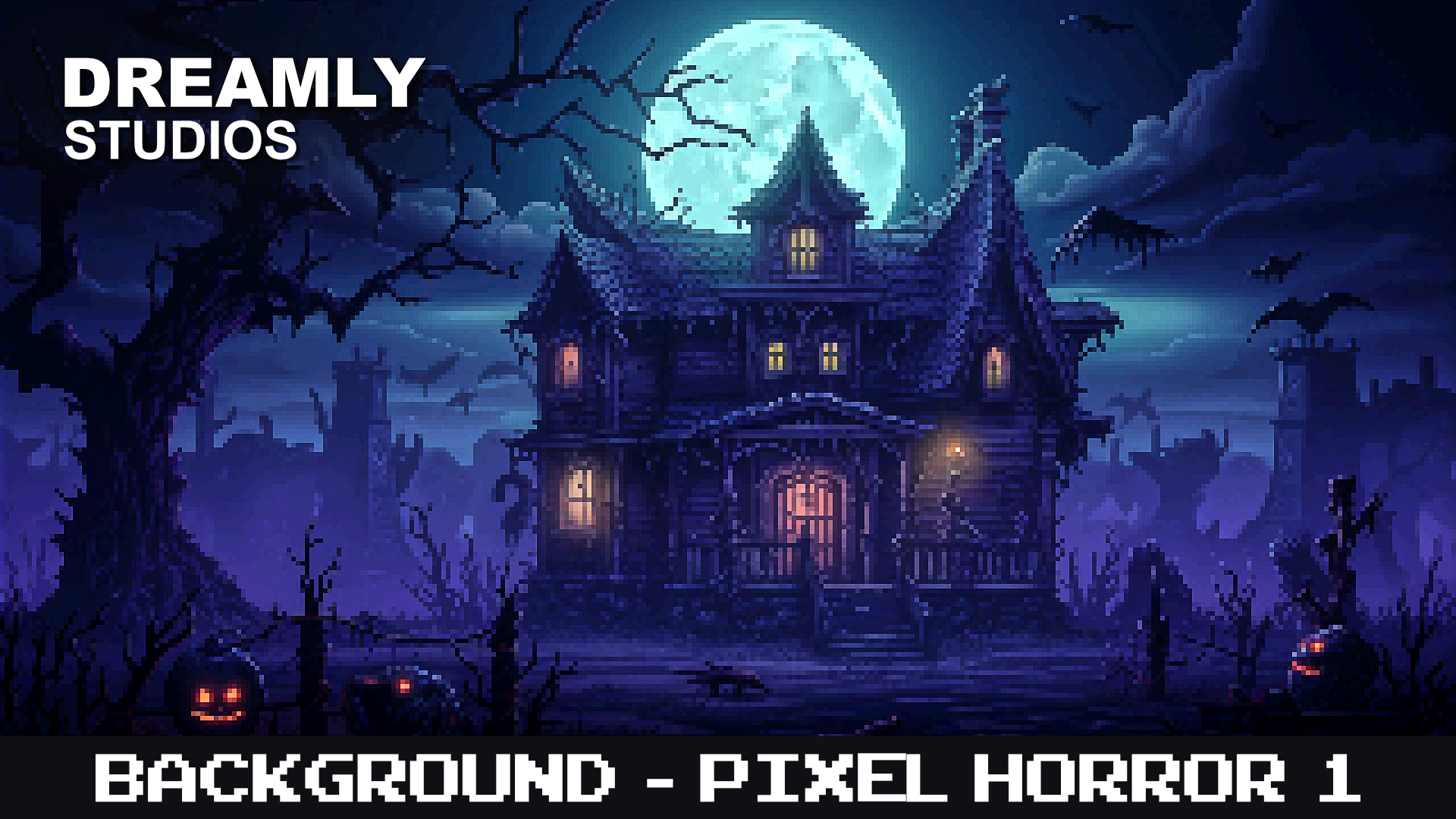 BACKGROUND - Pixel Horror 1 | Fab