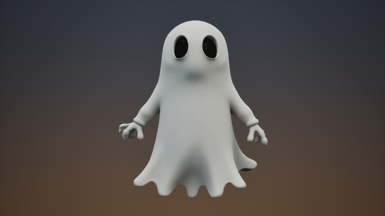 Media 1 for listing Cartoon Ghost - 02