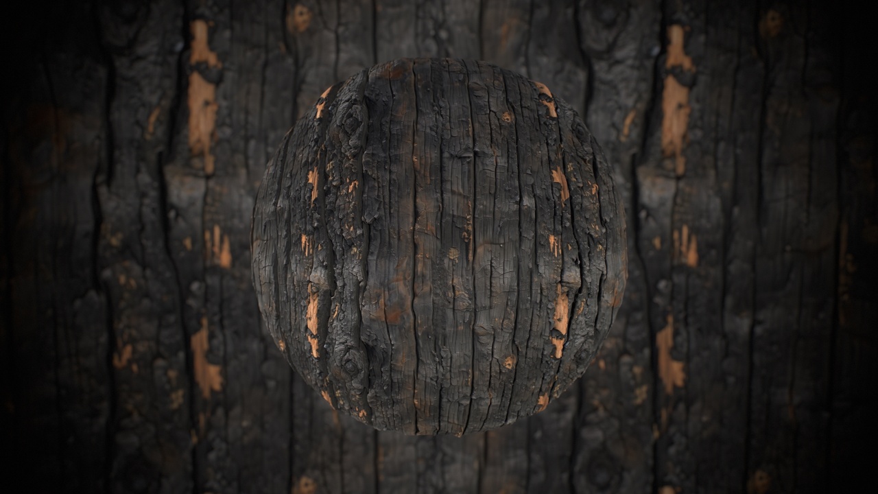 Media 1 for listing Burnt Wood Material Pack 3