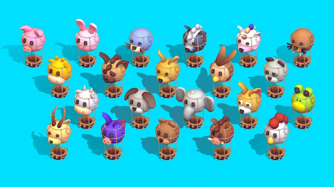 Media 1 for listing Animal Airballoon