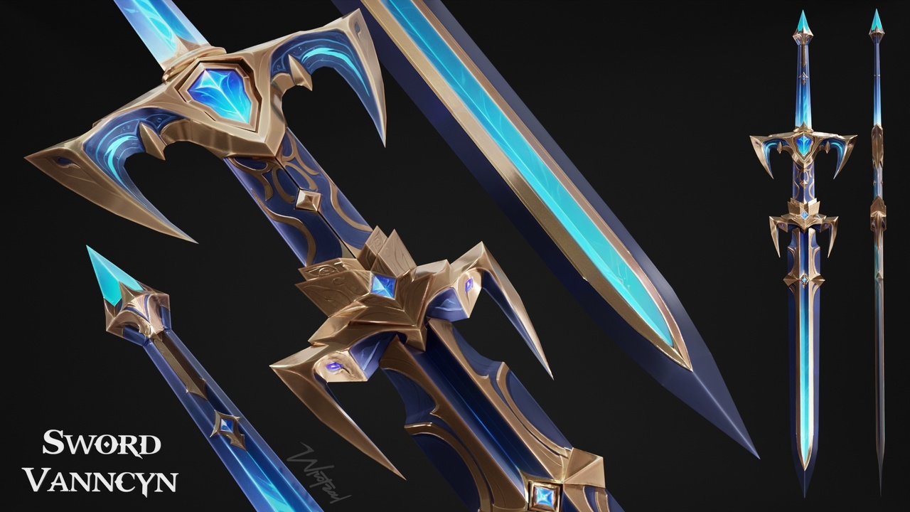 Media 1 for listing Sword Vanncyn [Stylized Fantasy]