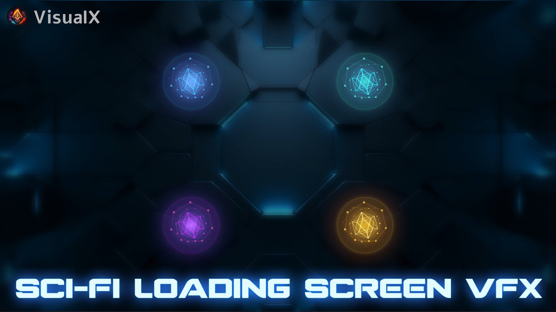 Sci-Fi Loading Screen VFX FREE 제품 등록을 위한 미디어 1개