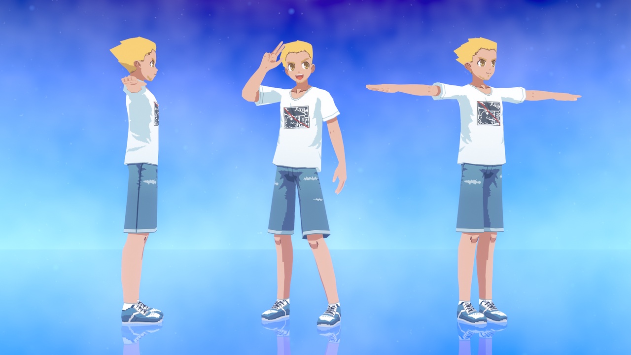 Media 1 for listing Character style Anime 3D Pixelart - Leo