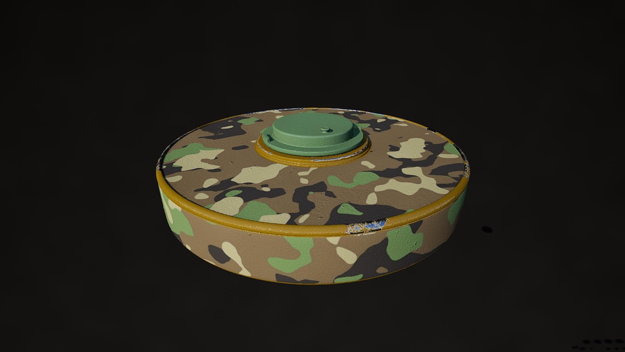 Media 1 for listing TM62 anti-tank explosive mine woodland