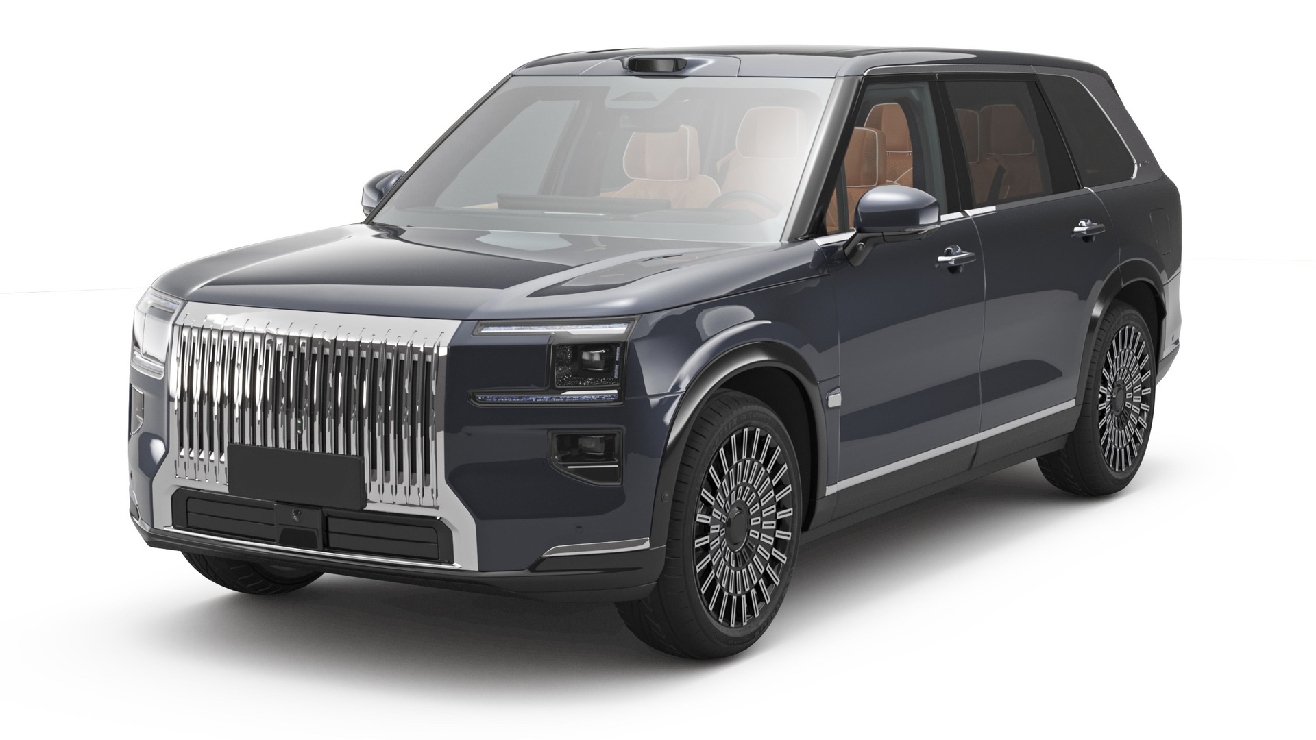 Media 1 for listing High-Detail Full-Size Hybrid SUV 3D Model 1