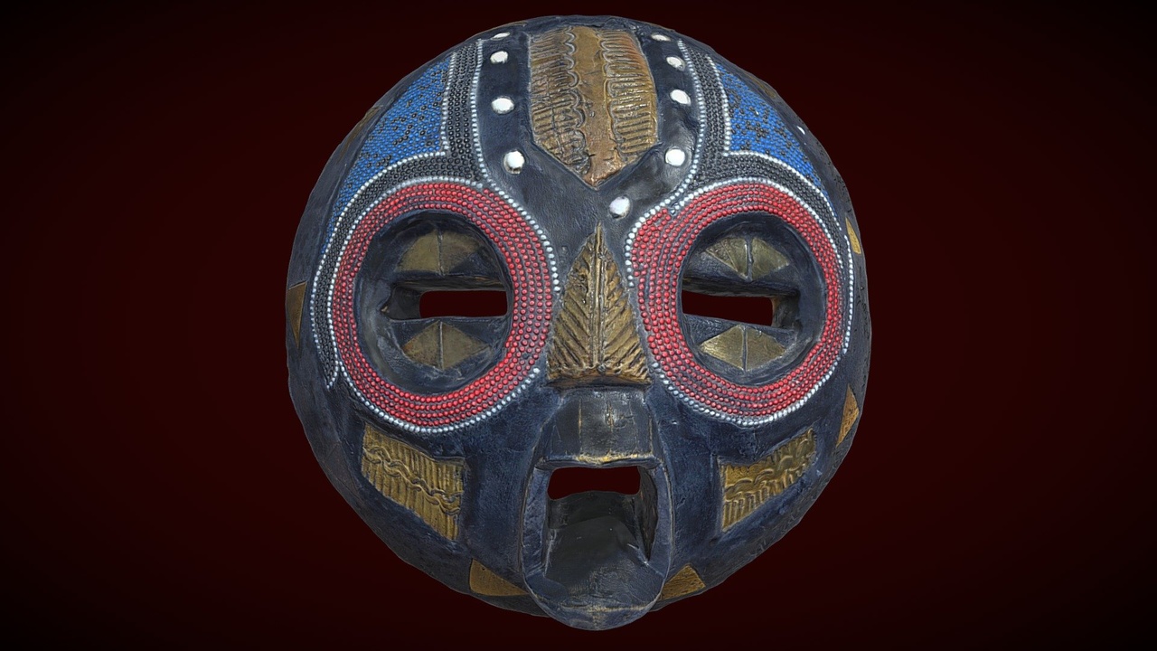 Media 1 for listing Ashanti Moon Mask
