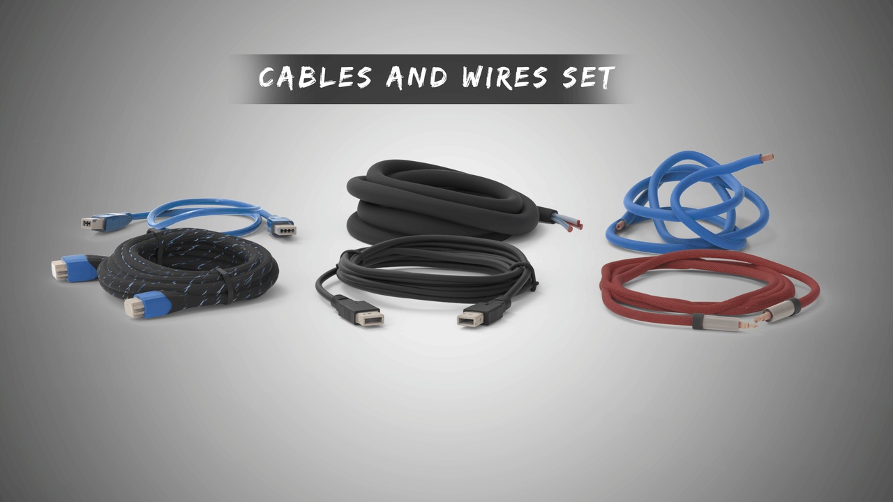 Media 1 for listing Cables & Wires SET Electric Workshop Free Asset