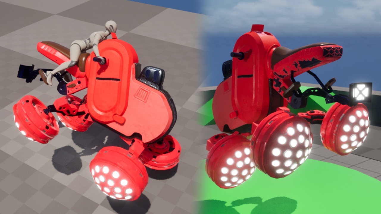 Media 1 for listing Sci-Fi Hover Bike
