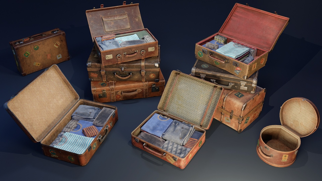 Media 1 for listing Vintage Suitcases