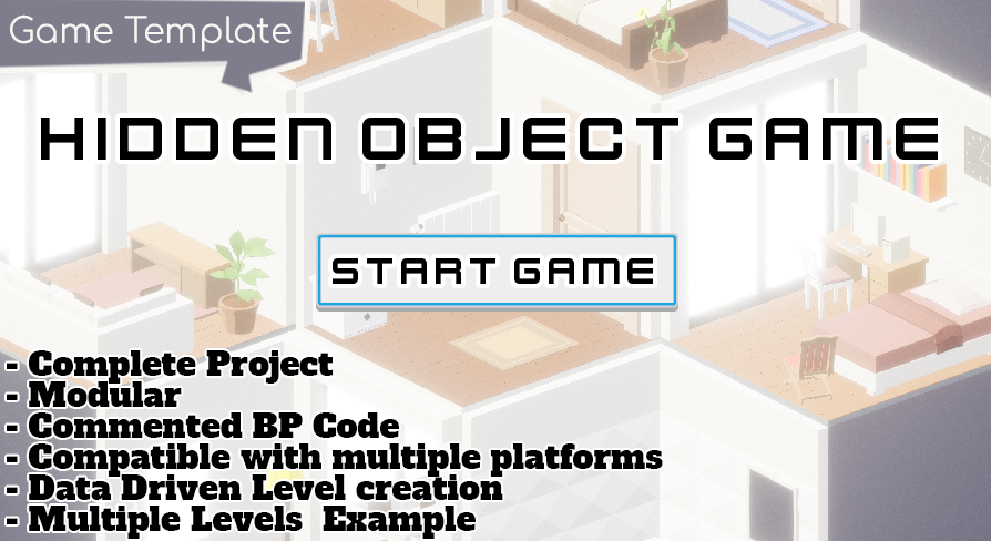 Multiplayer Hidden Object Game Template | Fab