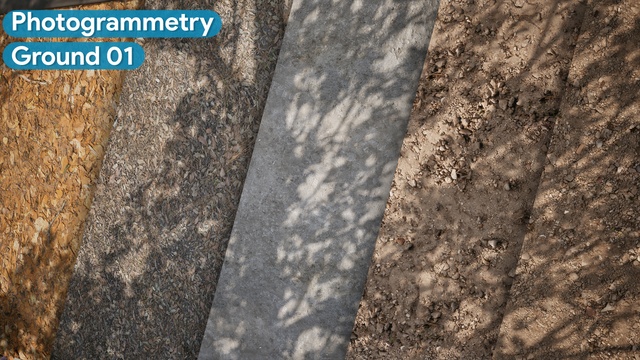 Ground 01 - Scanned Photogrammetry Materials