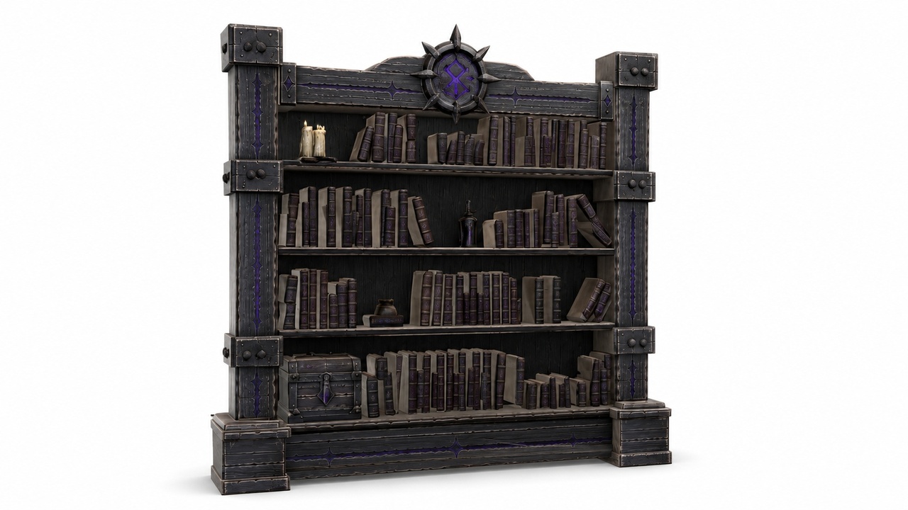 Media 1 for listing Fantasy Arcane Bookshelf
