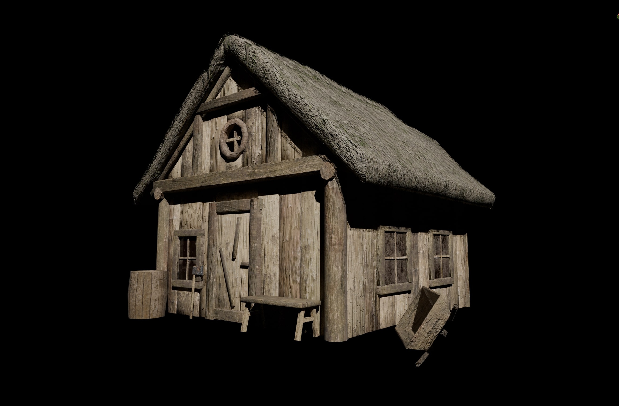 Media 1 for listing Medieval Wooden House