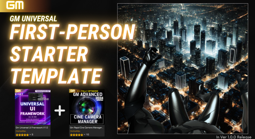 Gm Universal First-Person Multiplayer Starter Template 1.0.3 | Fab