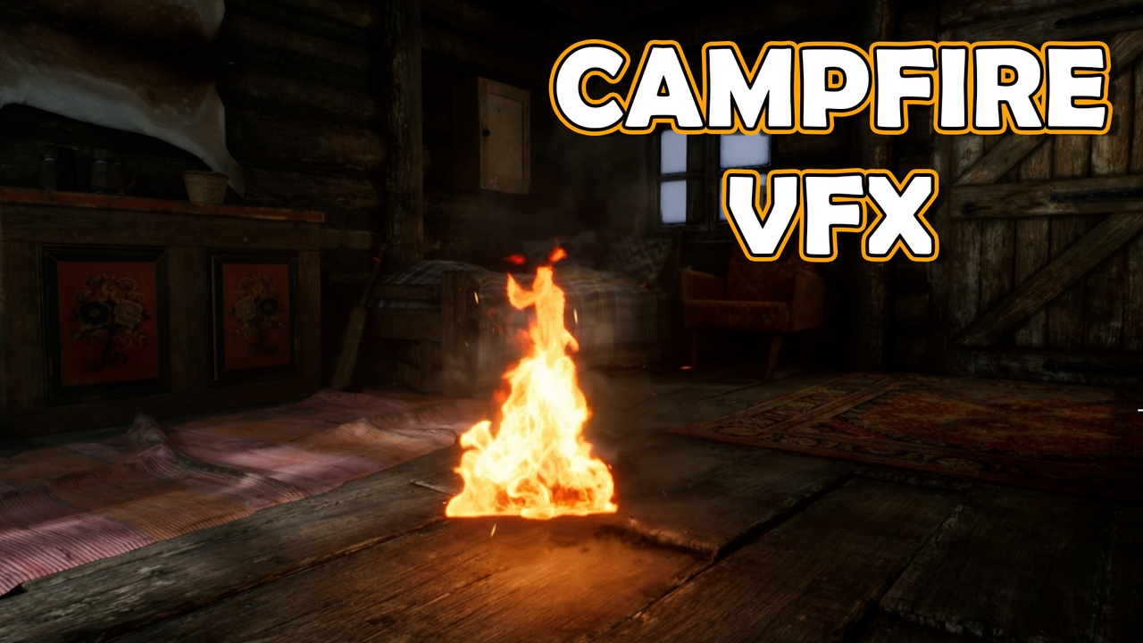 Campfire VFX – Unreal Engine 5 Niagara 제품 등록을 위한 미디어 1개