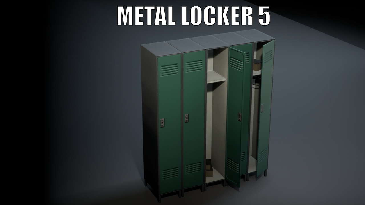 Media 1 for listing Industrial Metal Locker Set
