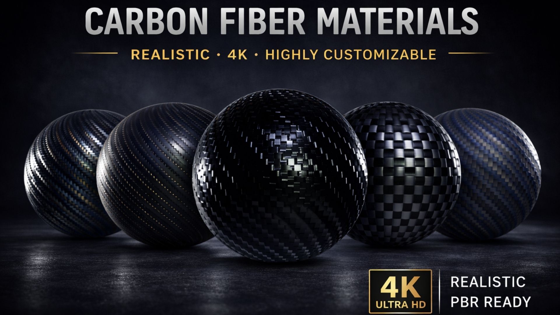 Ultimate Carbon Fiber Materials Pack | Fab