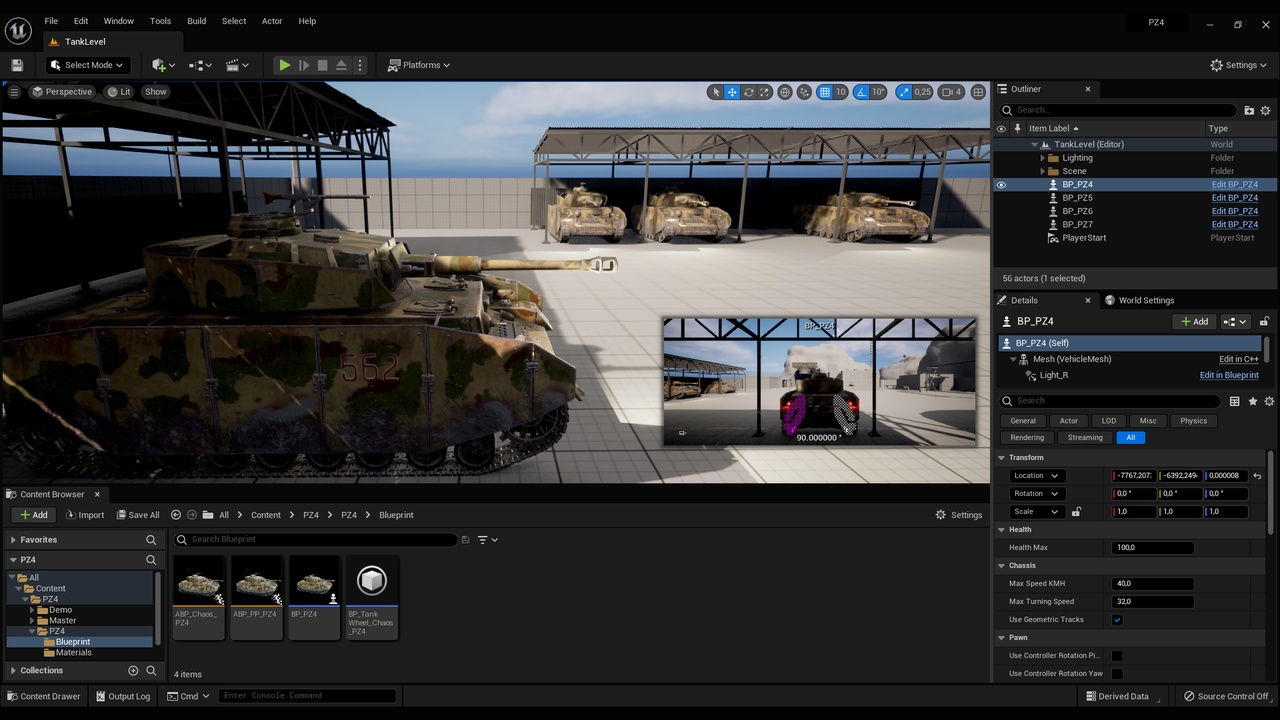 Media 1 for listing Tank Drivable PZIV Battle Tank
