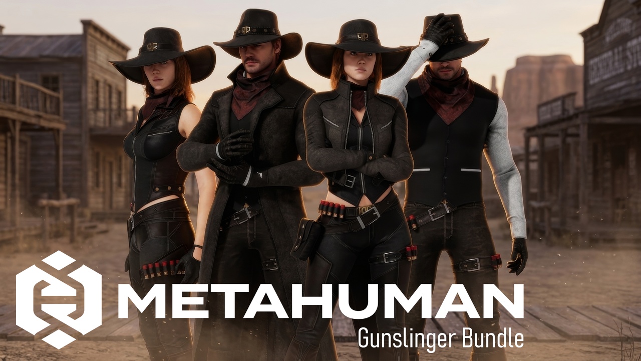 Media 1 for listing MHC: Gunslinger | Metahuman Mega Bundle