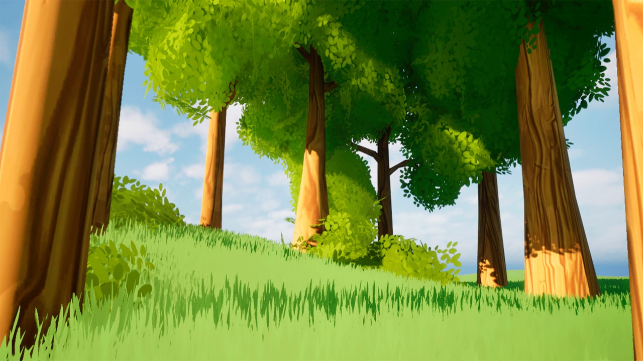 Media 1 for listing simple stylized forest