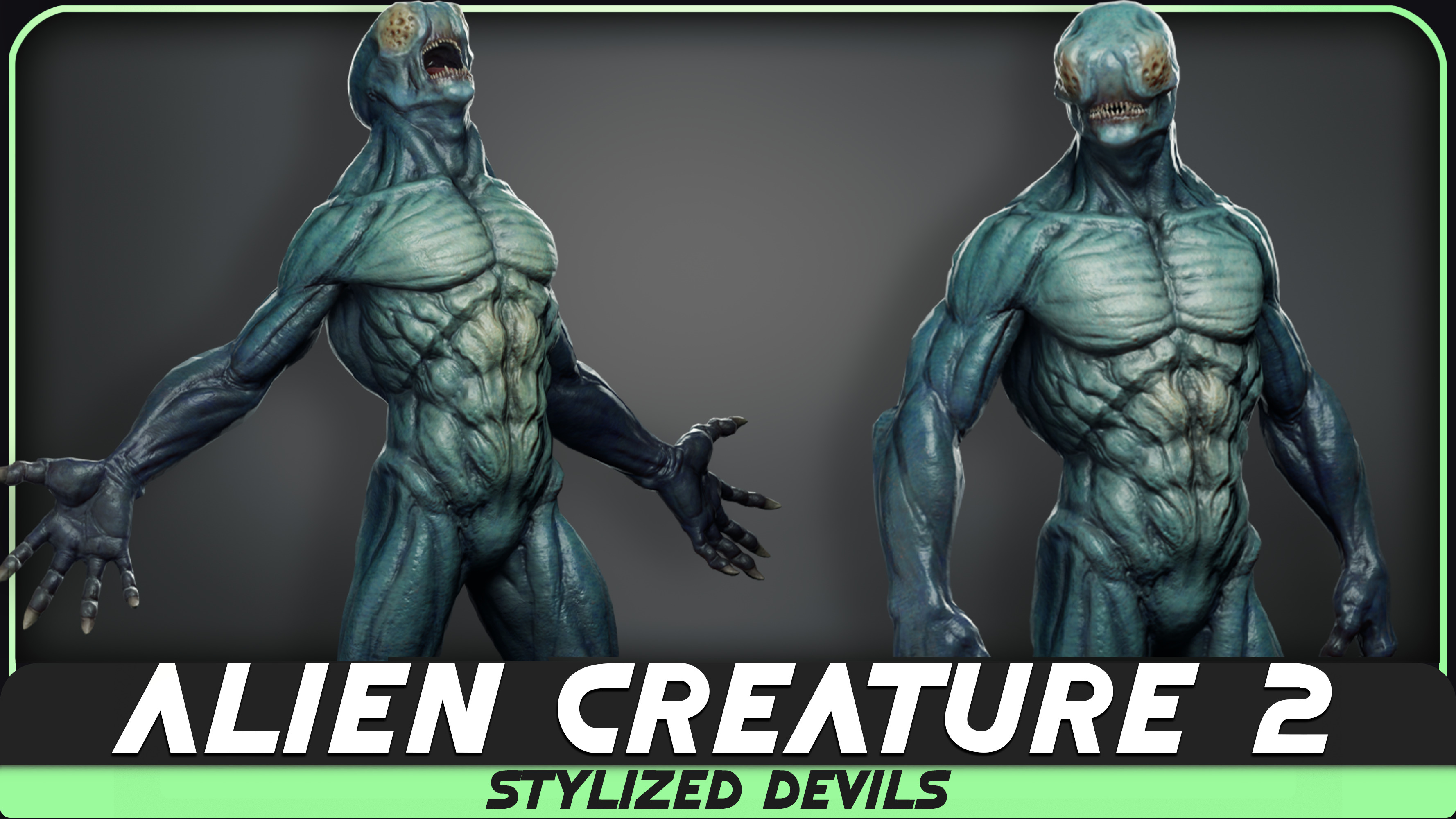 Alien Creature 02 - Low Poly Stylized Monsters - Animation Fantasy ...