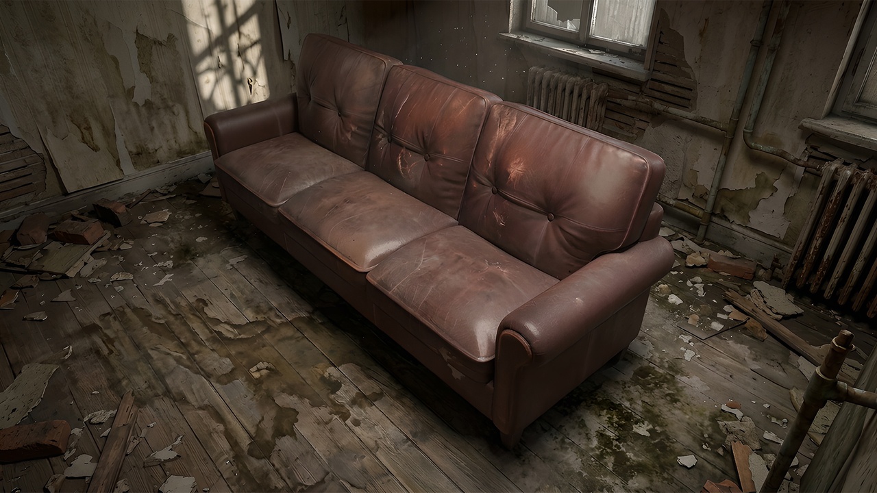 Media 1 for listing Abandoned Leather Sofas Pack (450)