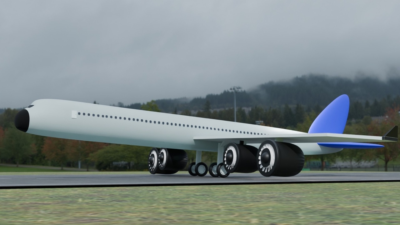 Media 1 for listing Commercial Airplane 3D Model