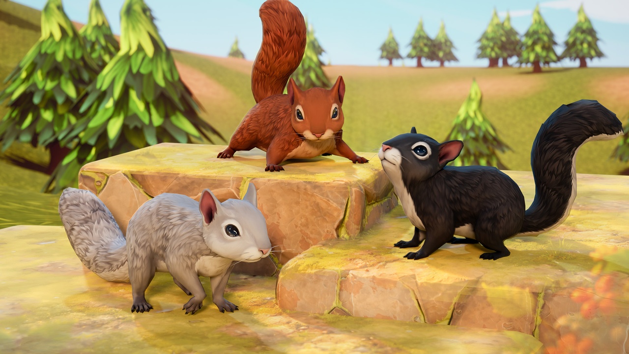 Media 1 for listing Stylized Squirrel Critter Mob with Reactive AI