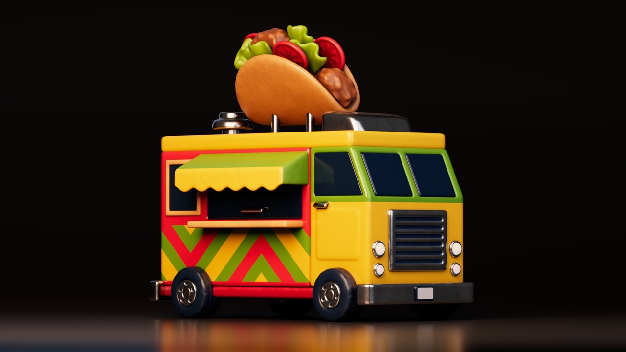 Media 1 for listing Stylized Taco Food Truck