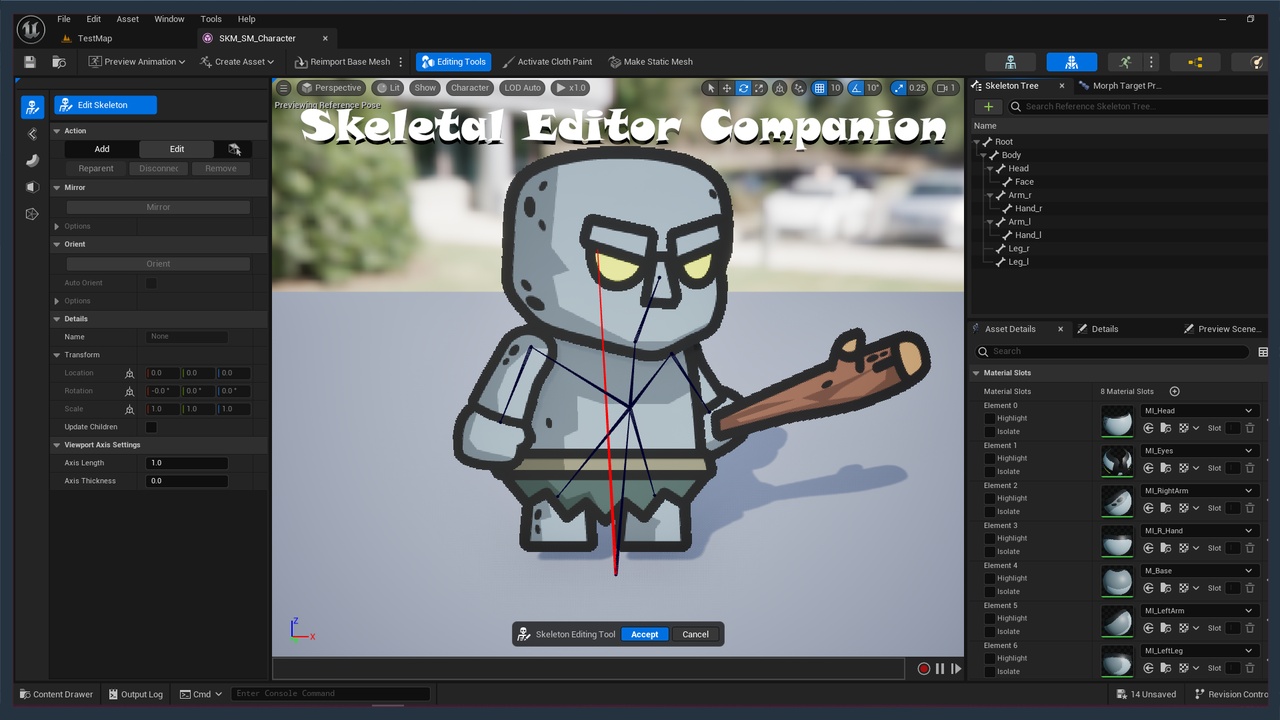 Media 1 for listing 2D Skeletal System Tools