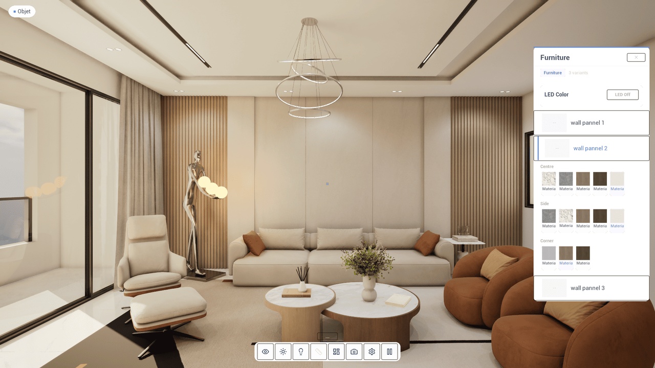 Media 1 for listing ProArchVizTool - Interactive Architectural Visualization Framework for UE5