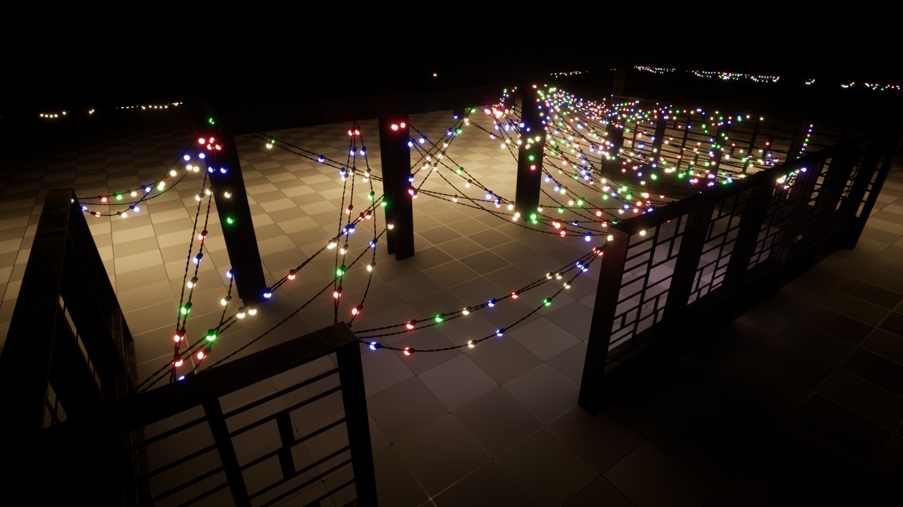 Media 1 for listing Outdoor Awning String Lights