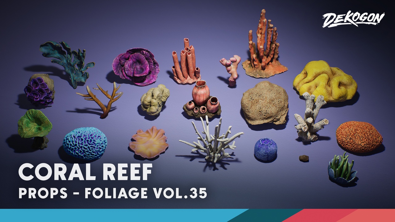 Media 1 for listing Foliage VOL.35 - Coral Reef (Nanite + Low Poly)