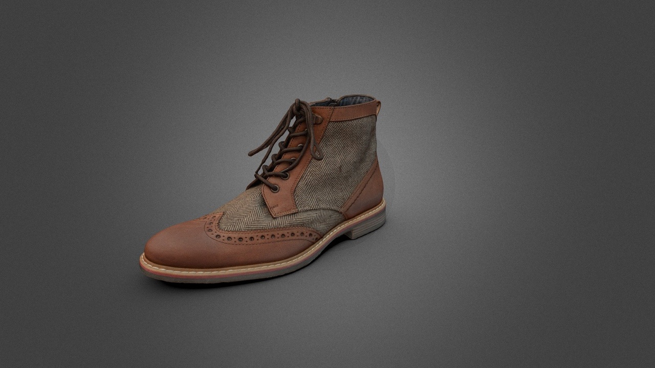 Media 1 for listing Peaky Blinders - Vintage man shoes photoscan model