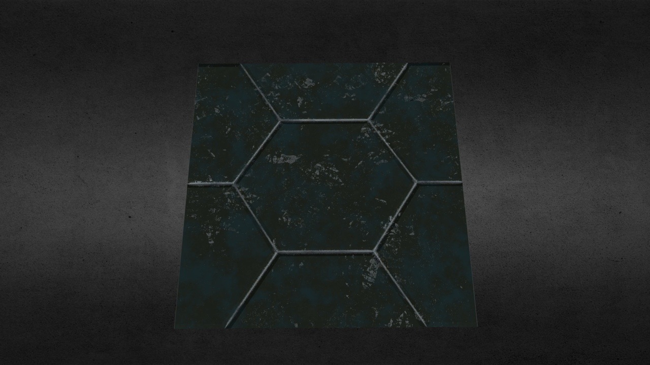 Media 1 for listing Hexagonal Floor Tiles - Repeatable Texture