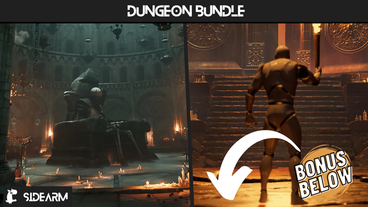 Media 1 for listing Ultimate Dungeon Bundle (Dungeons, Dungeon, Modular Dungeon, Medieval Dungeon)