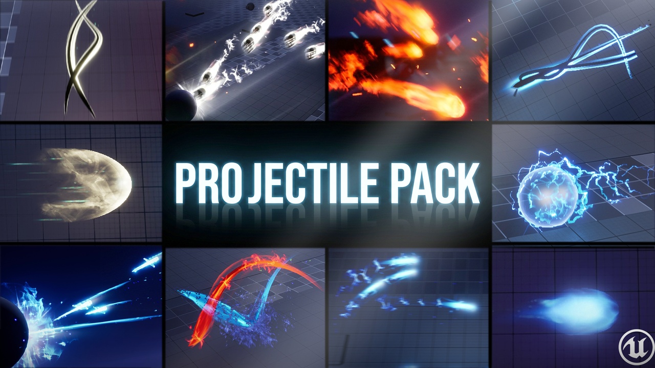 Media 1 for listing Projectile and hit effects Pack Niagara (Pro VFX) (with BP)