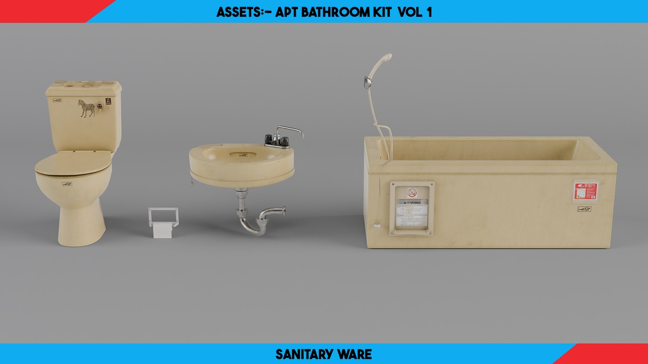 Media 1 for listing APT Bathroom Kit Vol.1
