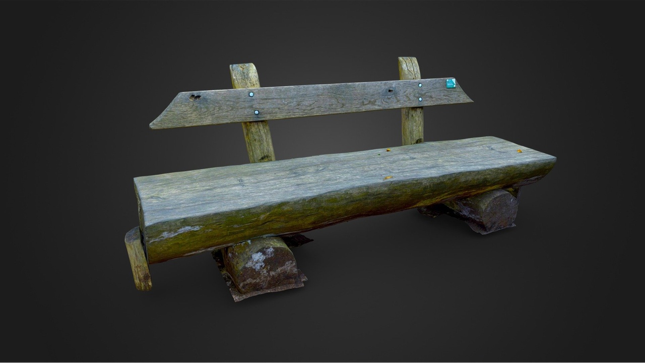 Media 1 for listing Wooden bench made out of tree trunks
